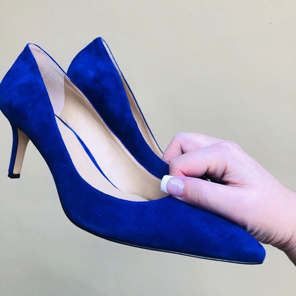 Ann Taylor Shoes - Lightly worn Ann Taylor suede 2” heels